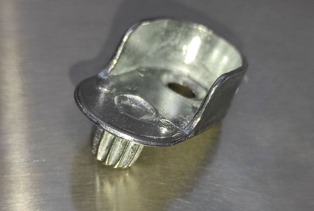 U/P01_H20/25-1B1O Uchwyt/Podpórka Drążka Szafy